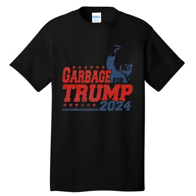 Garbage For Trump 2024 Gift Tall T-Shirt