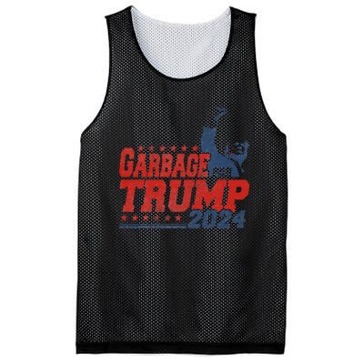 Garbage For Trump 2024 Gift Mesh Reversible Basketball Jersey Tank