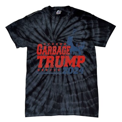 Garbage For Trump 2024 Gift Tie-Dye T-Shirt