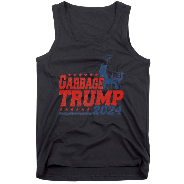 Garbage For Trump 2024 Gift Tank Top