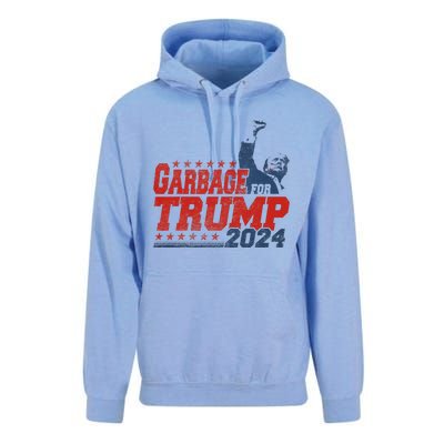 Garbage For Trump 2024 Gift Unisex Surf Hoodie