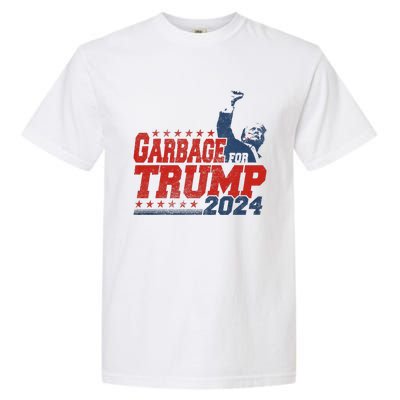 Garbage For Trump 2024 Gift Garment-Dyed Heavyweight T-Shirt