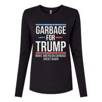 Garbage For Trump Make American Garbage Great Again Gift Womens Cotton Relaxed Long Sleeve T-Shirt