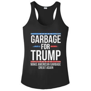 Garbage For Trump Make American Garbage Great Again Gift Ladies PosiCharge Competitor Racerback Tank