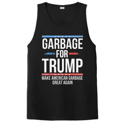 Garbage For Trump Make American Garbage Great Again Gift PosiCharge Competitor Tank