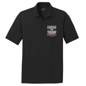 Garbage For Trump Make American Garbage Great Again Gift PosiCharge RacerMesh Polo