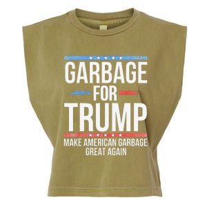 Garbage For Trump Make American Garbage Great Again Gift Garment-Dyed Women's Muscle Tee