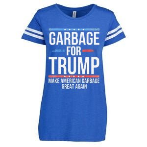 Garbage For Trump Make American Garbage Great Again Gift Enza Ladies Jersey Football T-Shirt