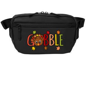 Gobble Funny Turkey Thanksgiving Family Graphic Gift Crossbody Pack