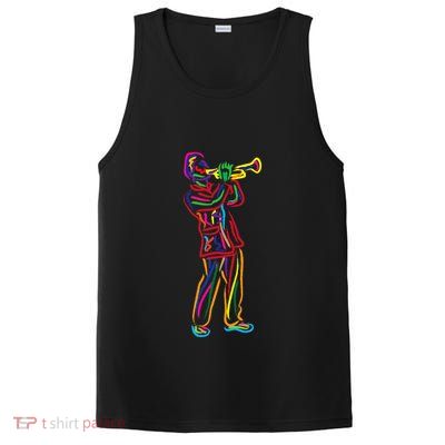 Gifts For Trumpeter Jazz Music Musician Trumpet PosiCharge Competitor Tank