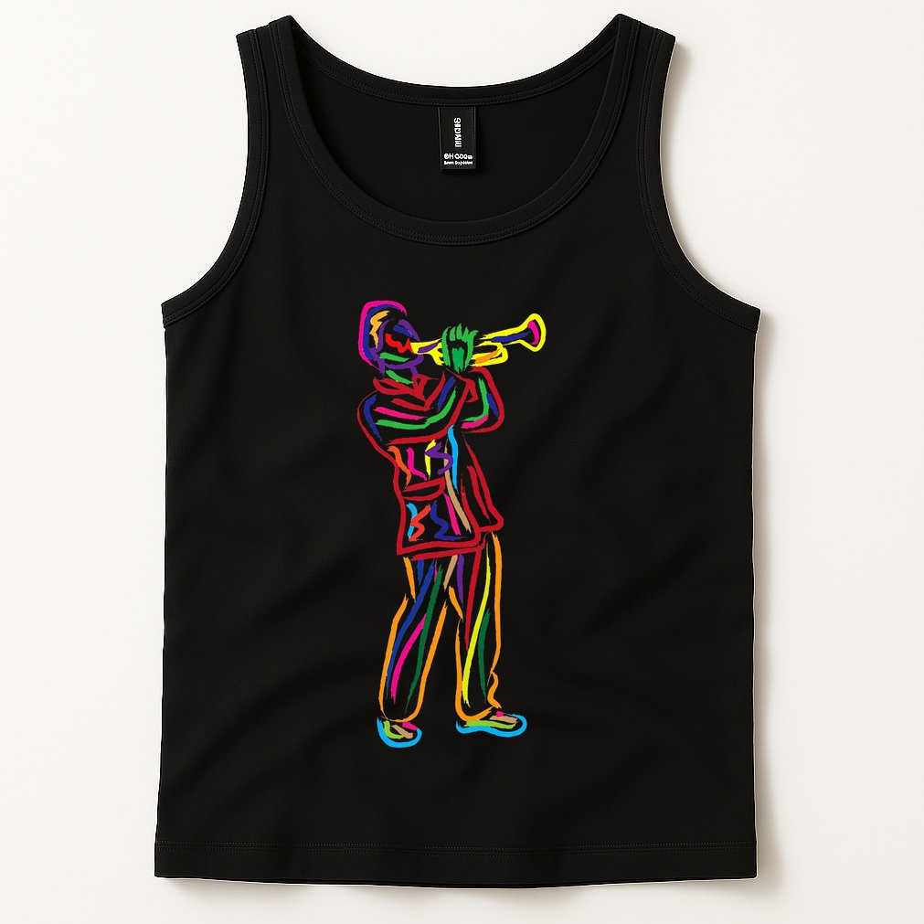 Gifts For Trumpeter Jazz Music Musician Trumpet Tank Top