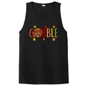 Gobble Funny Turkey Thanksgiving Family Graphic Great Gift PosiCharge Competitor Tank