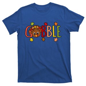 Gobble Funny Turkey Thanksgiving Family Graphic Great Gift T-Shirt