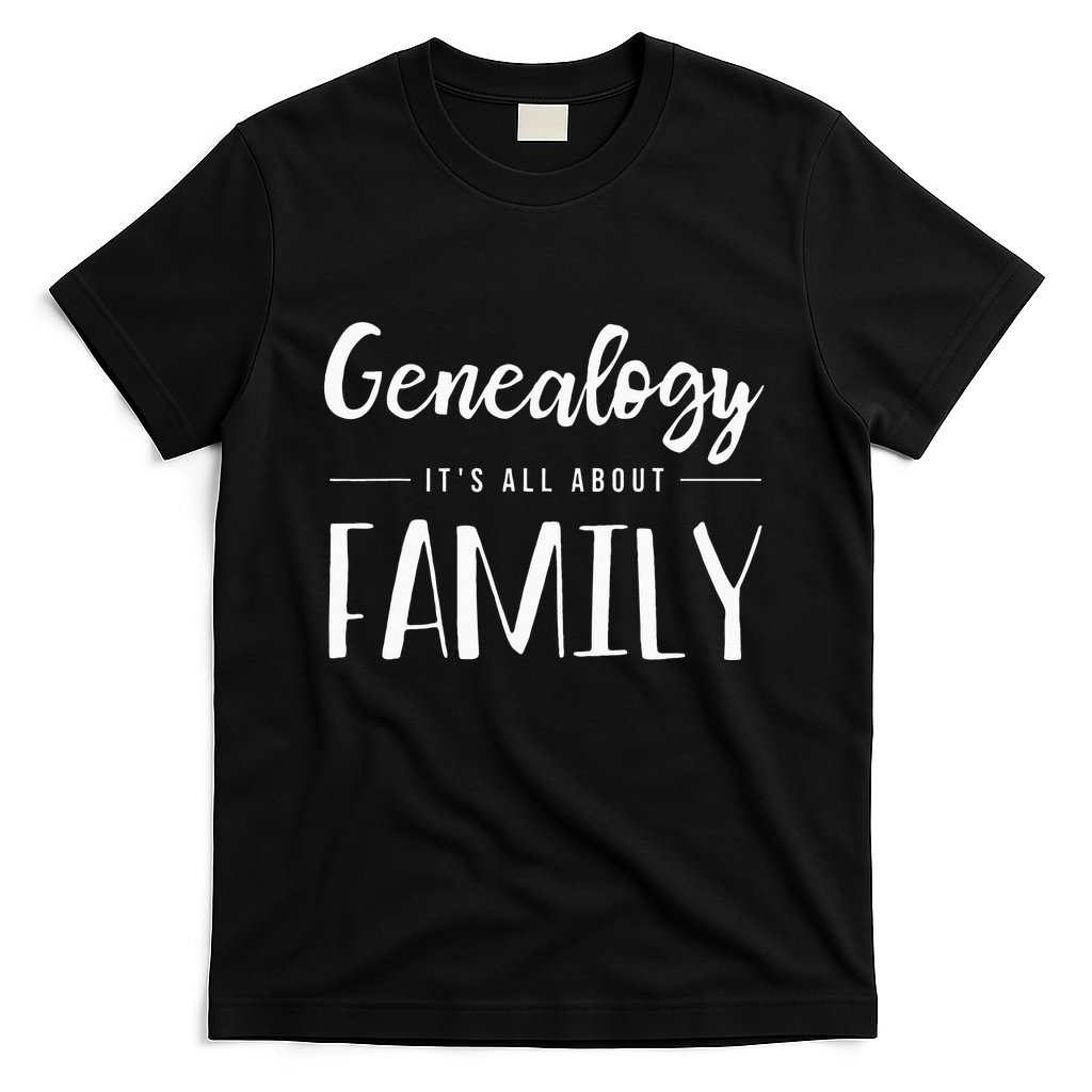 Genealogy Family Tree Genealogist Ancestry Ancestor Gift T-Shirt