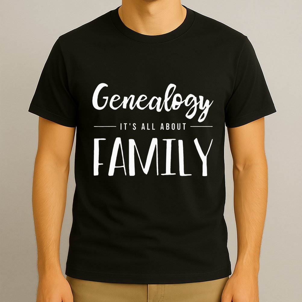 Genealogy Family Tree Genealogist Ancestry Ancestor Gift T-Shirt