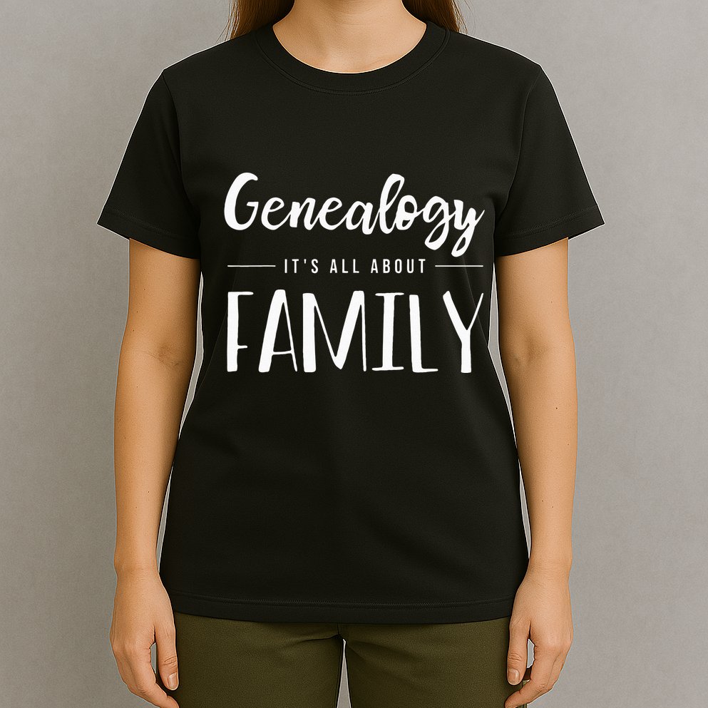 Genealogy Family Tree Genealogist Ancestry Ancestor Gift T-Shirt