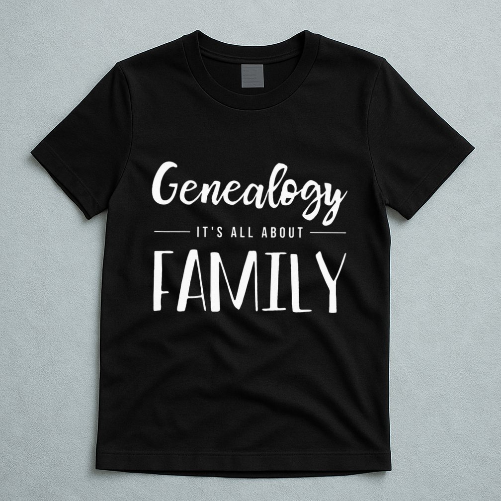 Genealogy Family Tree Genealogist Ancestry Ancestor Gift T-Shirt