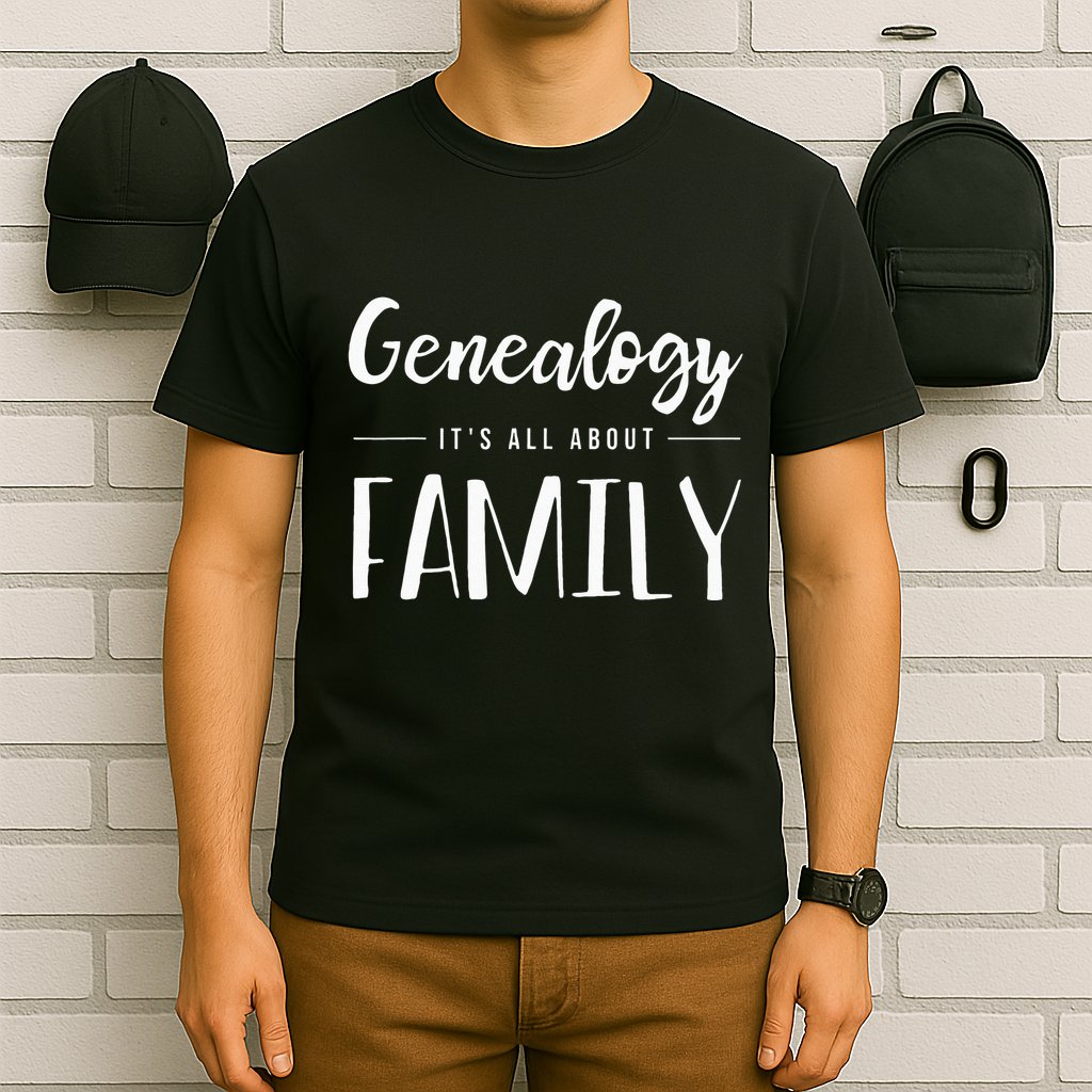 Genealogy Family Tree Genealogist Ancestry Ancestor Gift T-Shirt