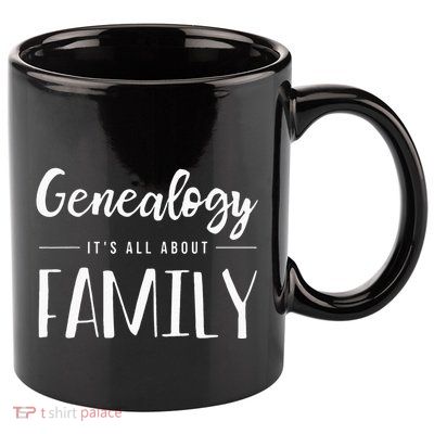 Genealogy Family Tree Genealogist Ancestry Ancestor Gift 11oz C Handle Ceramic Mug