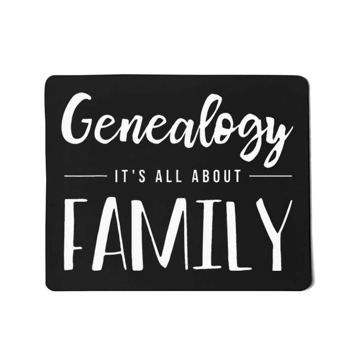 Genealogy Family Tree Genealogist Ancestry Ancestor Gift Mousepad