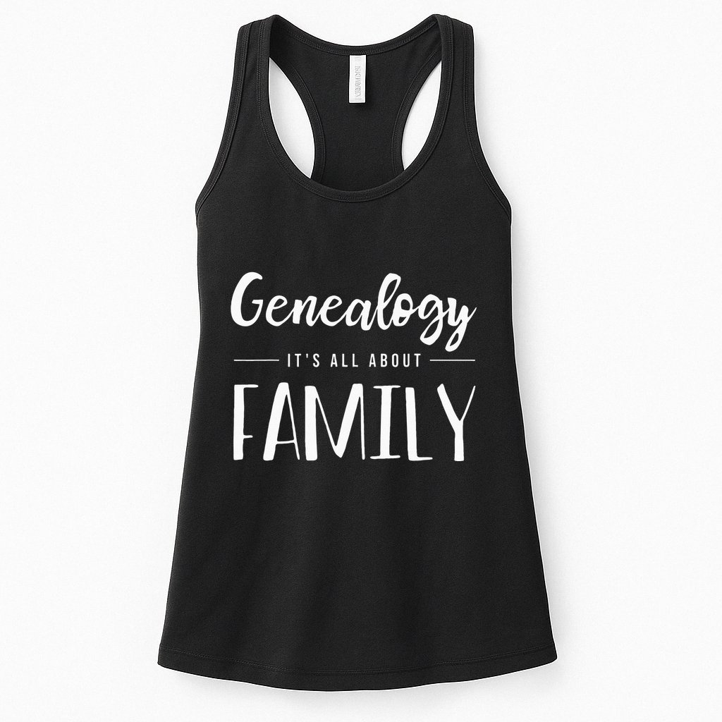 Genealogy Family Tree Genealogist Ancestry Ancestor Gift Womens Tank Top