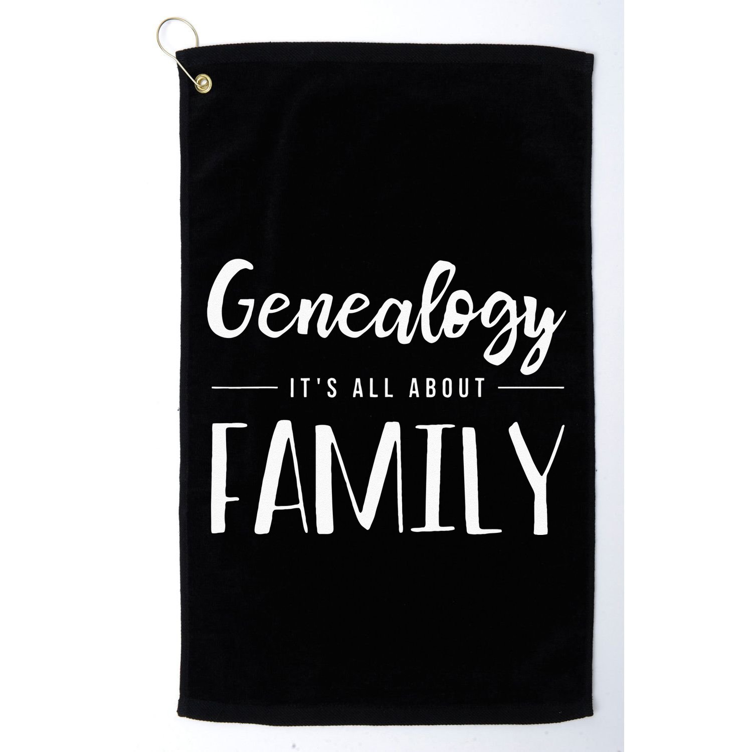 Genealogy Family Tree Genealogist Ancestry Ancestor Gift Golf Towel