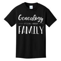 Genealogy Family Tree Genealogist Ancestry Ancestor Gift Kids T-Shirt