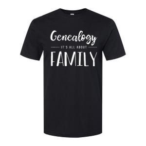 Genealogy Family Tree Genealogist Ancestry Ancestor Gift Softstyle CVC T-Shirt