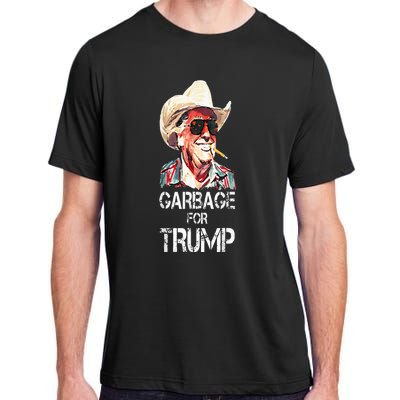 Garbage For Trump 2024 Adult ChromaSoft Performance T-Shirt