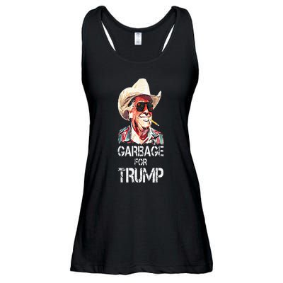 Garbage For Trump 2024 Ladies Essential Flowy Tank