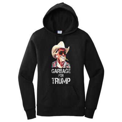 Garbage For Trump 2024 Women's Pullover Hoodie