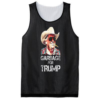 Garbage For Trump 2024 Mesh Reversible Basketball Jersey Tank