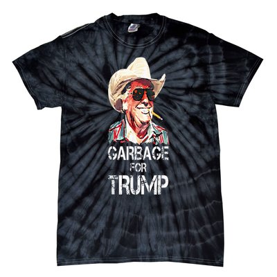 Garbage For Trump 2024 Tie-Dye T-Shirt