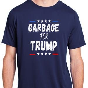 Garbage For Trump 2024 Adult ChromaSoft Performance T-Shirt