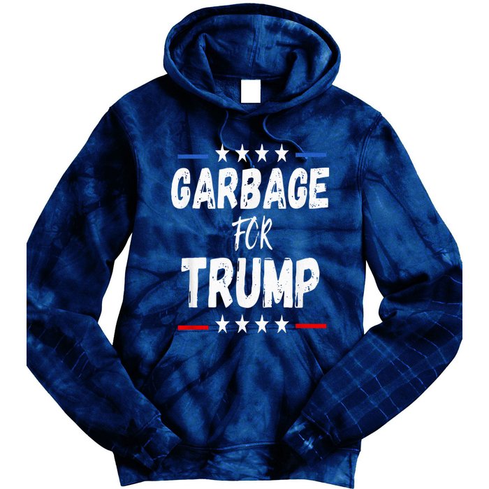 Garbage For Trump 2024 Tie Dye Hoodie