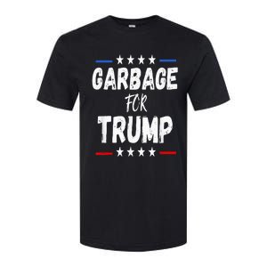 Garbage For Trump 2024 Softstyle CVC T-Shirt