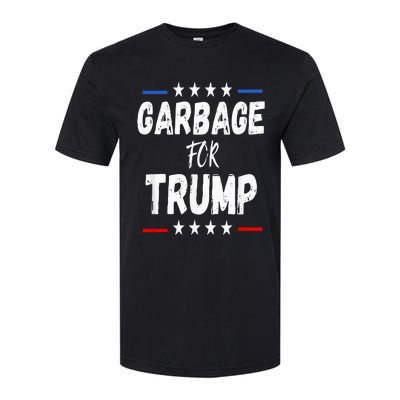 Garbage For Trump 2024 Softstyle CVC T-Shirt