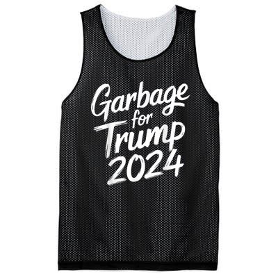 Garbage For Trump 2024 We Are Not Garbage Vote Trump Mesh Reversible Basketball Jersey Tank