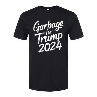 Garbage For Trump 2024 We Are Not Garbage Vote Trump Softstyle CVC T-Shirt