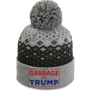 Garbage For Trump Proud Maga Garbage Trump Supporter The Baniff Cuffed Pom Beanie