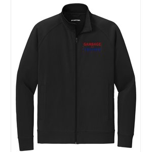 Garbage For Trump Proud Maga Garbage Trump Supporter Stretch Full-Zip Cadet Jacket