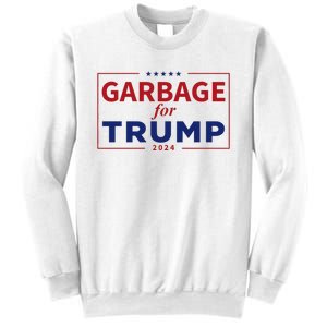 Garbage For Trump Proud Maga Garbage Trump Supporter Sweatshirt