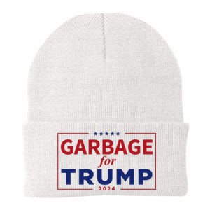 Garbage For Trump Proud Maga Garbage Trump Supporter Knit Cap Winter Beanie