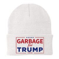 Garbage For Trump Proud Maga Garbage Trump Supporter Knit Cap Winter Beanie