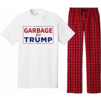 Garbage For Trump Proud Maga Garbage Trump Supporter Pajama Set