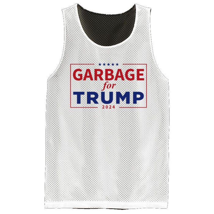 Garbage For Trump Proud Maga Garbage Trump Supporter Mesh Reversible Basketball Jersey Tank