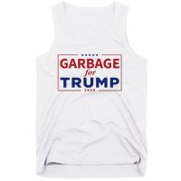 Garbage For Trump Proud Maga Garbage Trump Supporter Tank Top