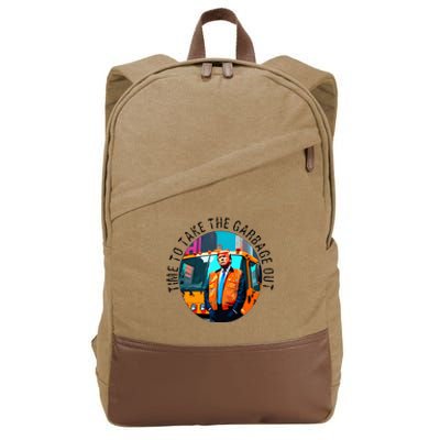 Garbage For Trump Make American Garbage Great Again Cotton Canvas Backpack