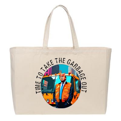 Garbage For Trump Make American Garbage Great Again Cotton Canvas Jumbo Tote