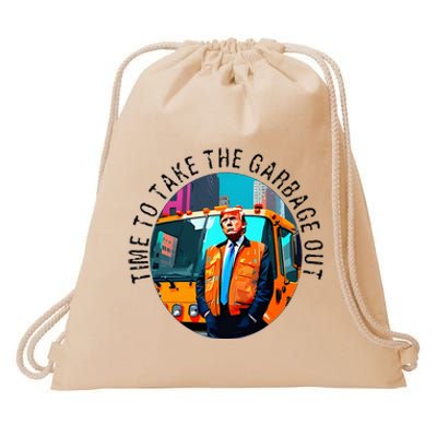 Garbage For Trump Make American Garbage Great Again Drawstring Bag